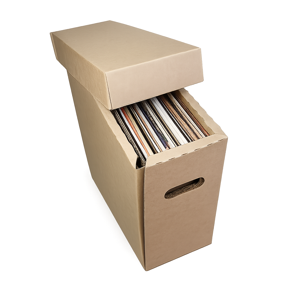 12" LP Vinyl Multipurpose Mailer/Storage/Retail Display Holds up to 35 LP's