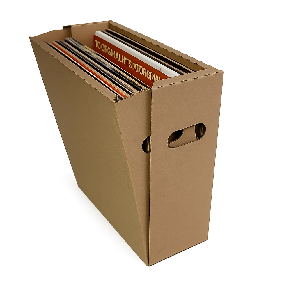 12" LP Vinyl Multipurpose Mailer/Storage/Retail Display Holds up to 35 LP's