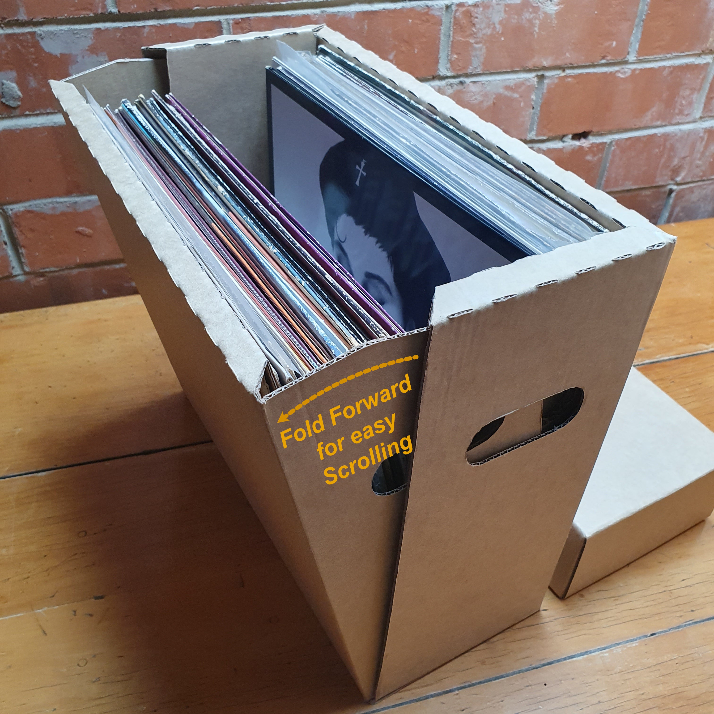 12" LP Vinyl Multipurpose Mailer/Storage/Retail Display Holds up to 35 LP's